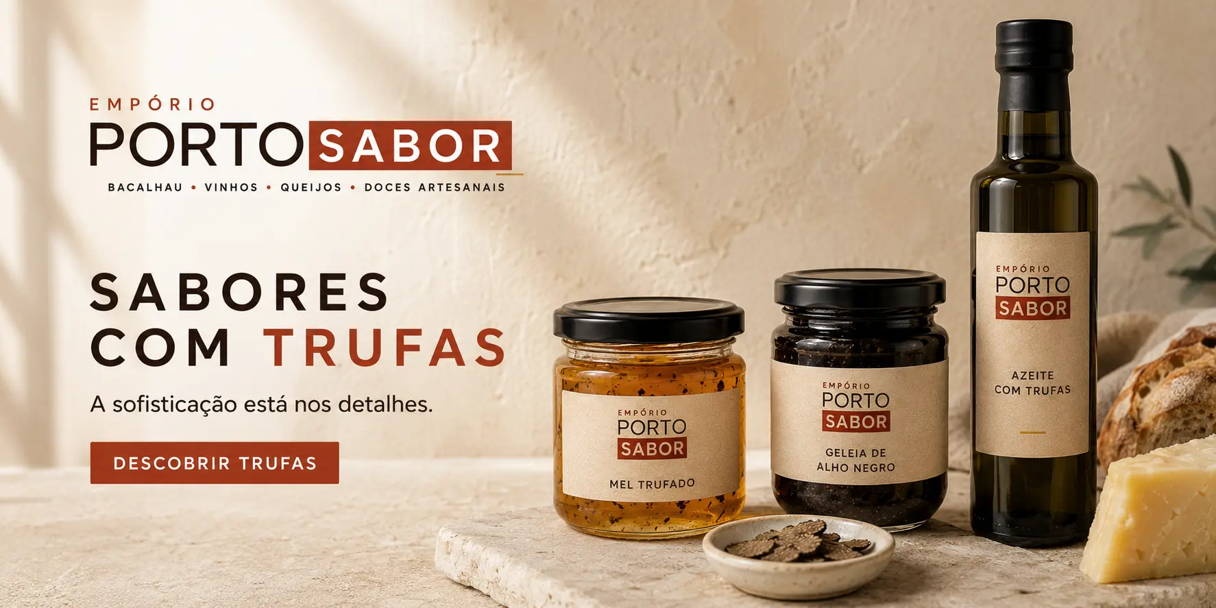 Sabores com trufas — a sofisticação está nos detalhes