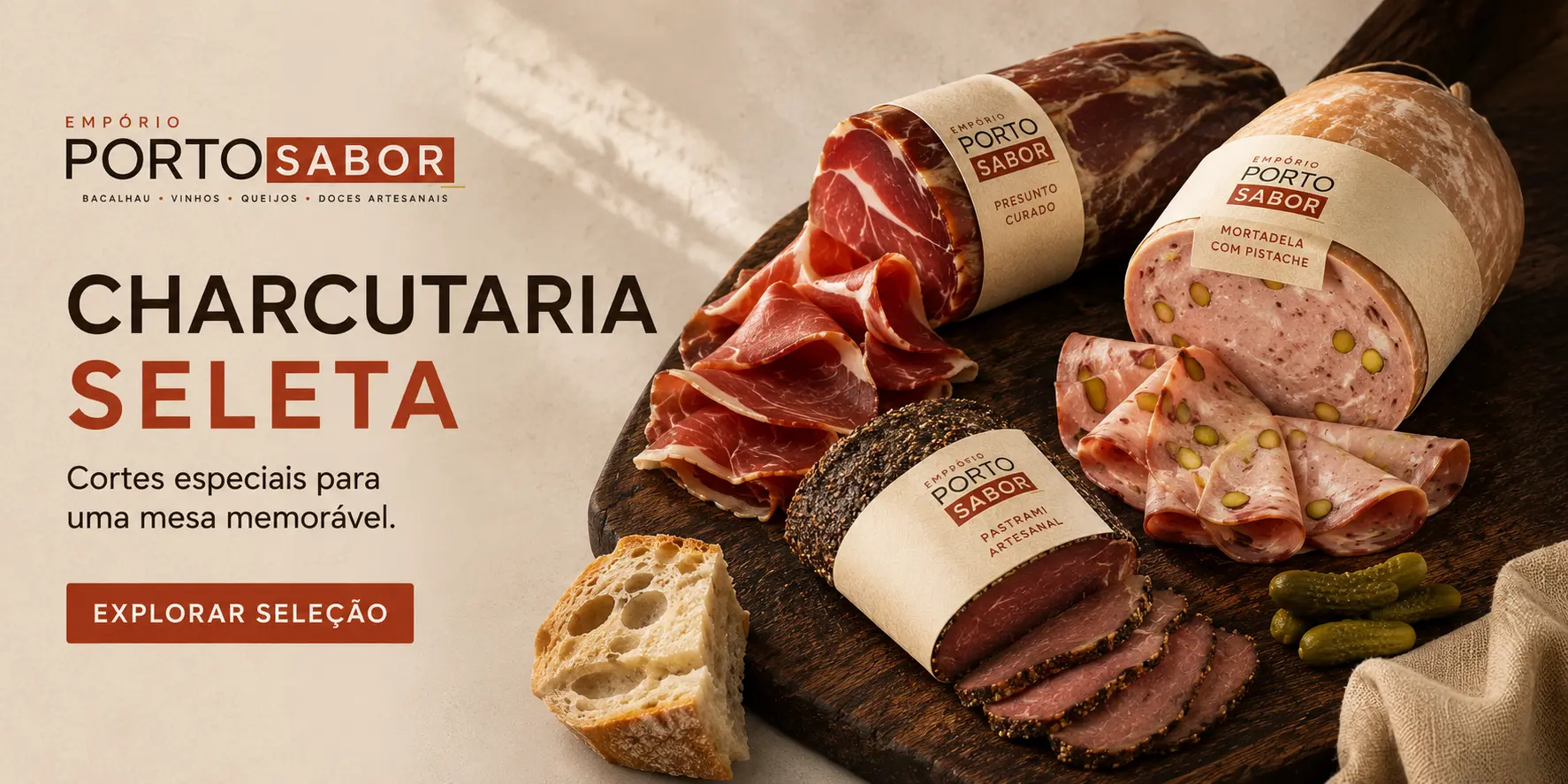 Charcutaria seleta — cortes especiais para uma mesa memorável